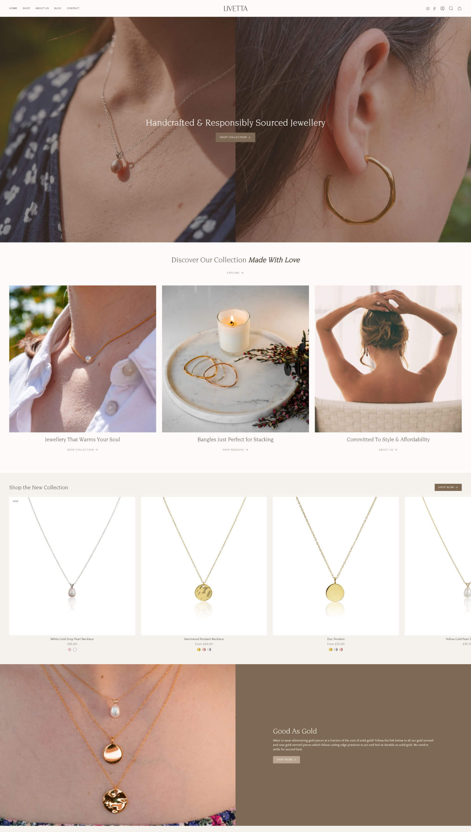 Jewellery Shop Shopify Ecommerce Site